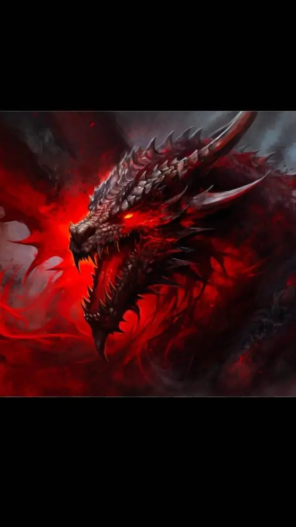 ai character: blood fire background