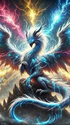 ai character: all Powers dragon background