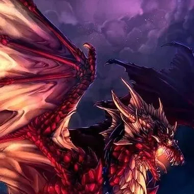 chat with ai character: red fire dragon