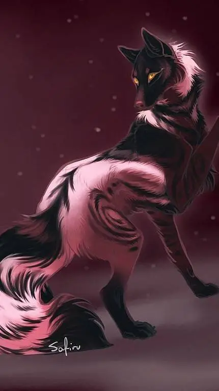 ai character: Pinky the Wolf background