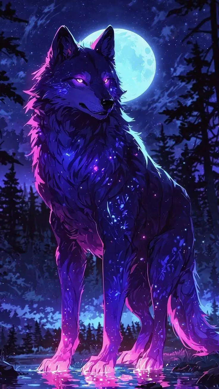 ai character: Galaxy background