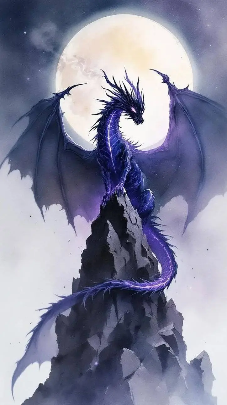 ai character: purple storm strik background