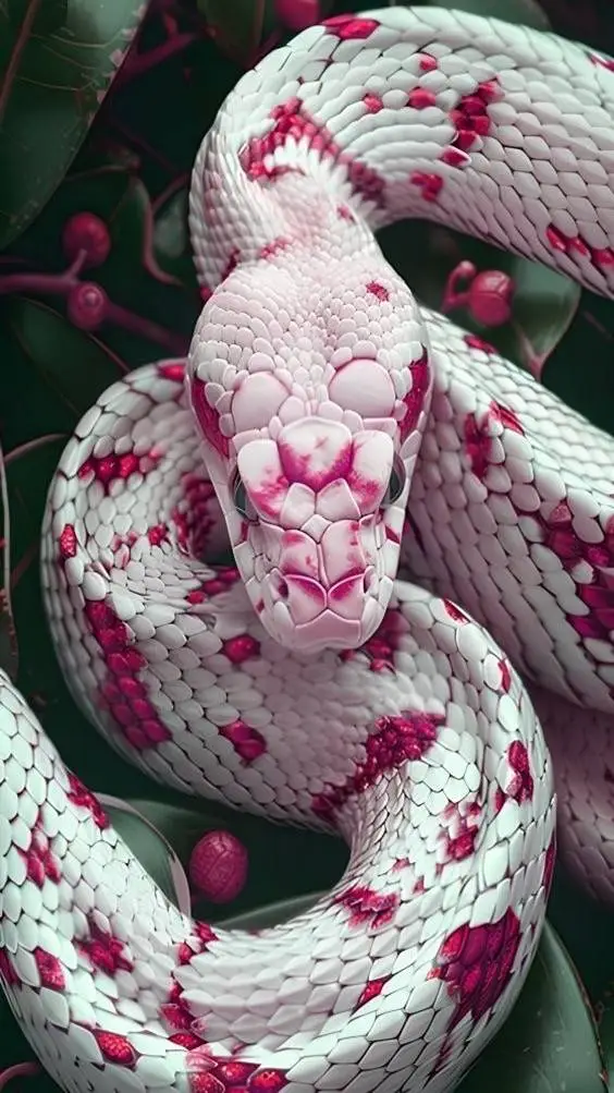 ai character: pinki snake★ background