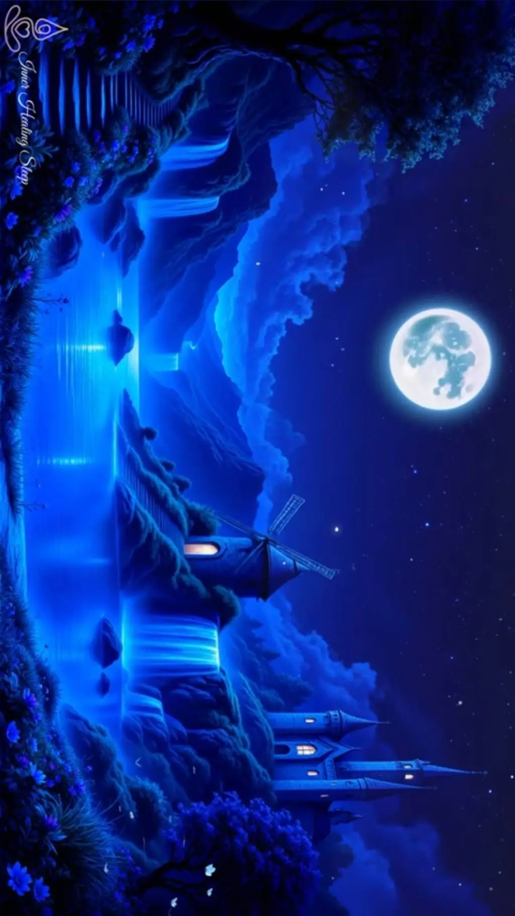 ai character: Luna background