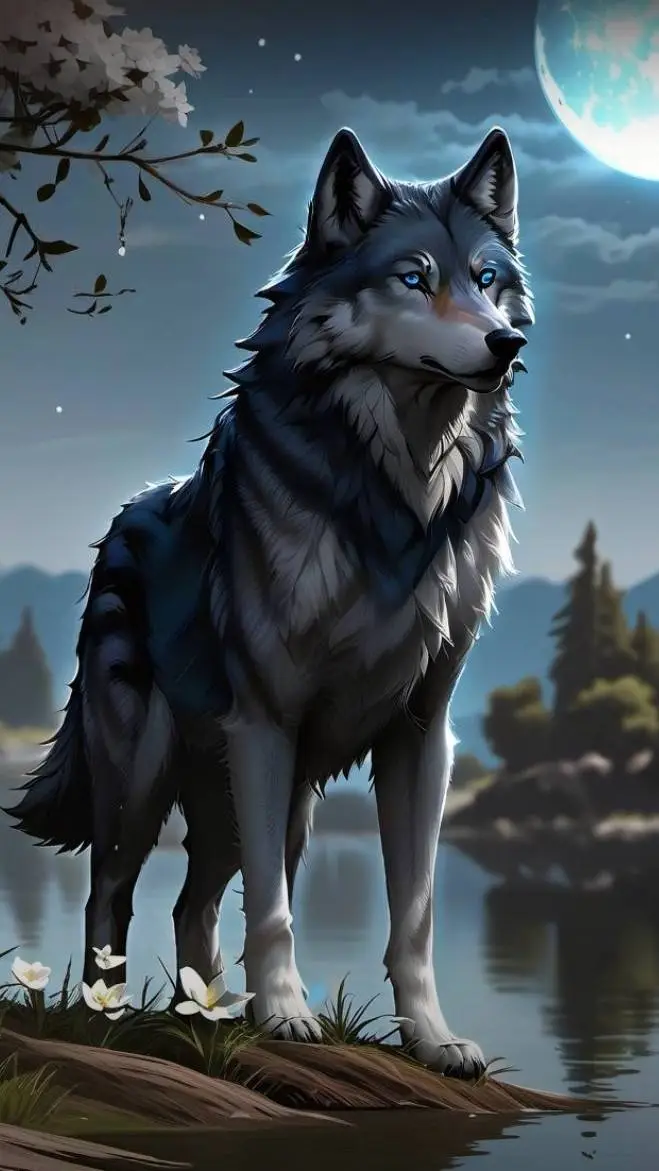 ai character: Lunarfang background