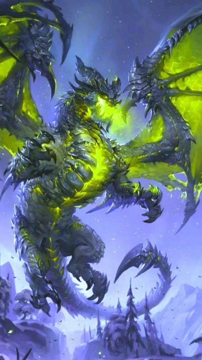 ai character: green poisonous fo background