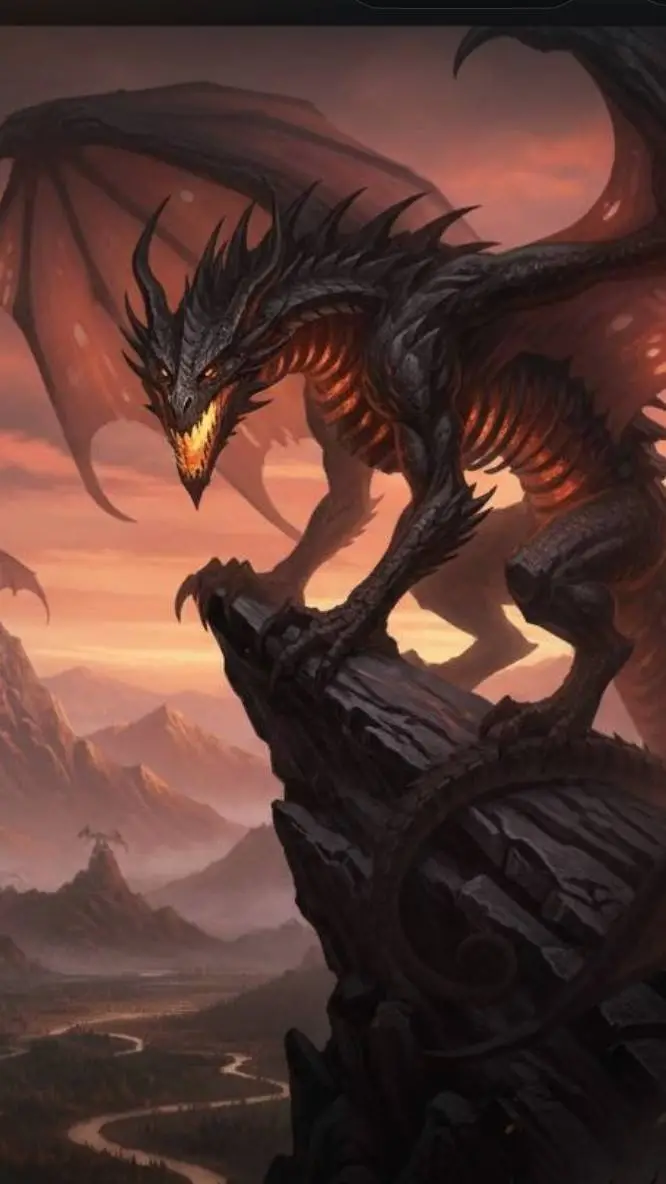 ai character: fire kinl background