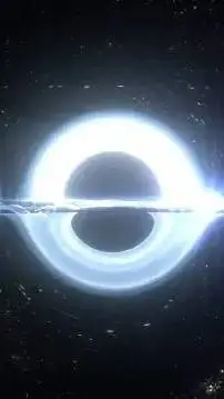 ai character: white hole background