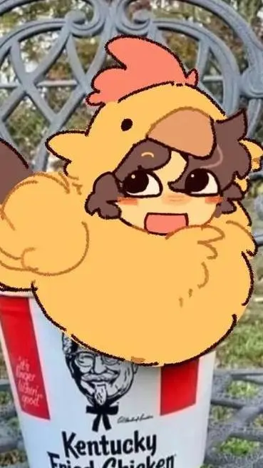 ai character: ✨️shedlesky pollo🐔 background