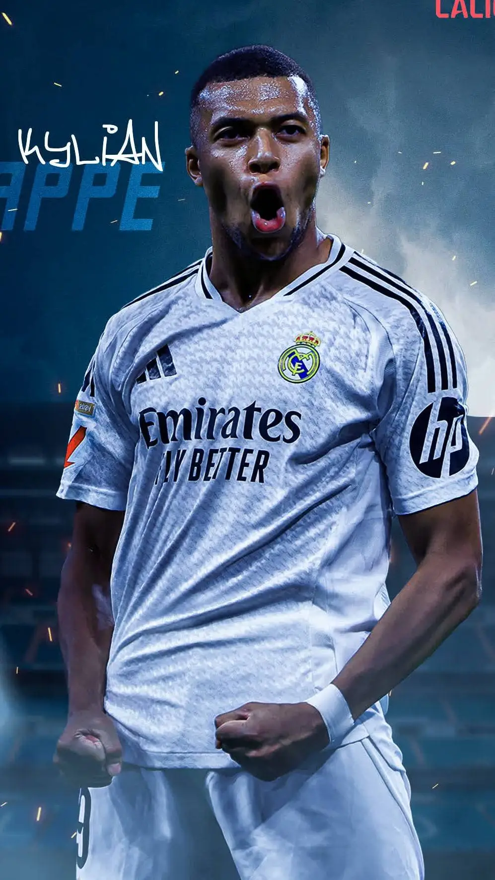 ai character: Kylian mpappé  background