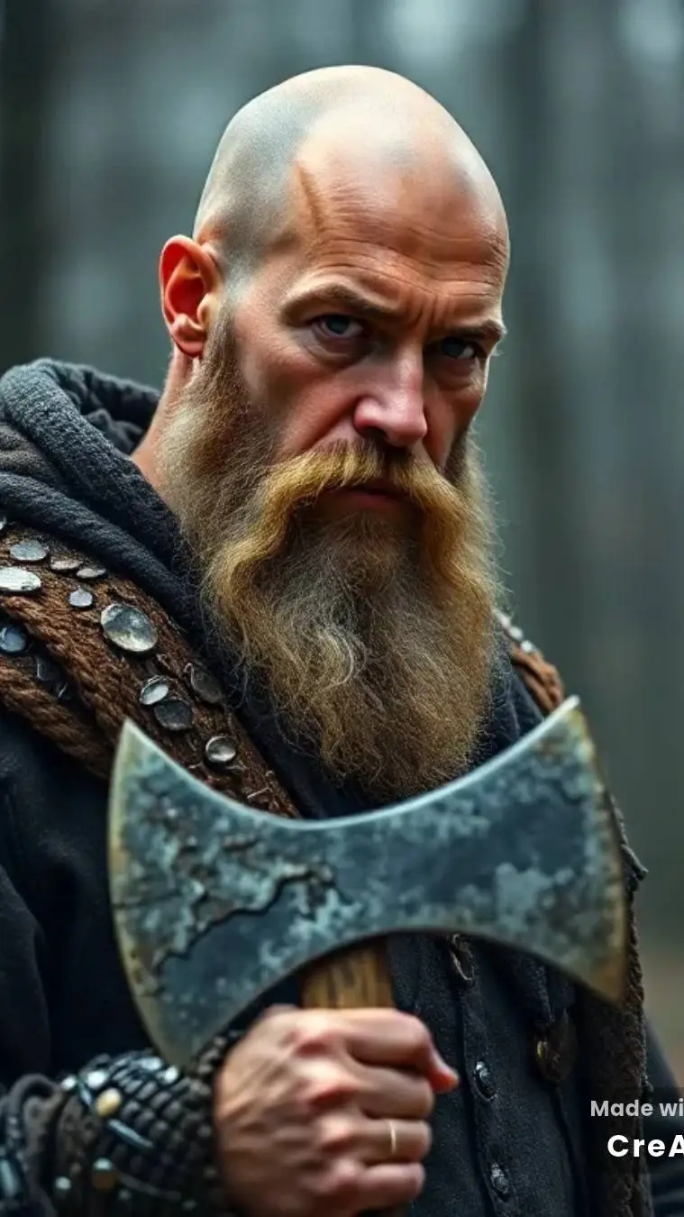 ai character: bPahlawan botak background