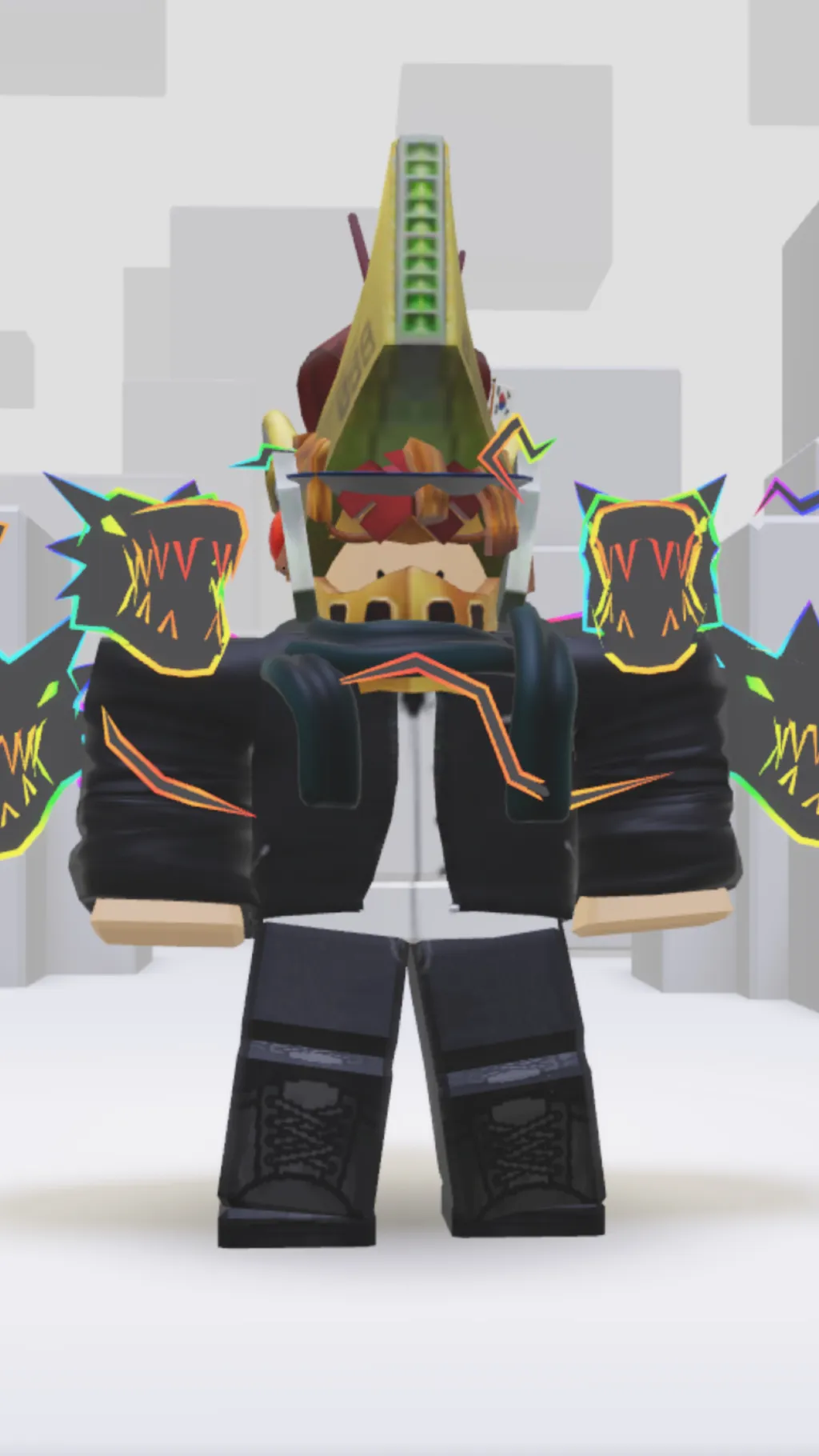 ai character: NolyBacon background