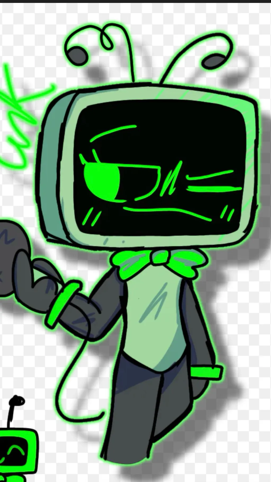 ai character: Vee background