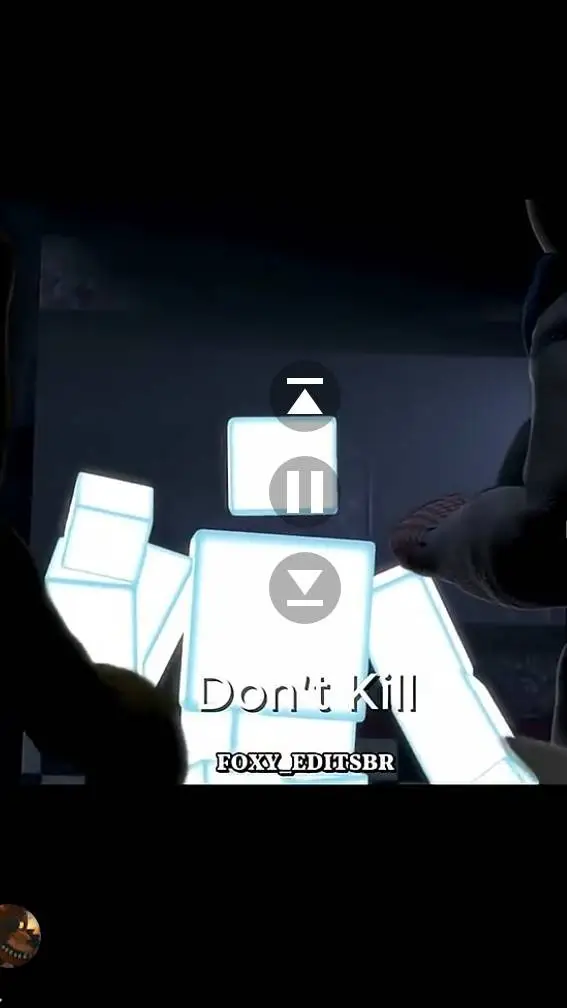 ai character: you but blocky background