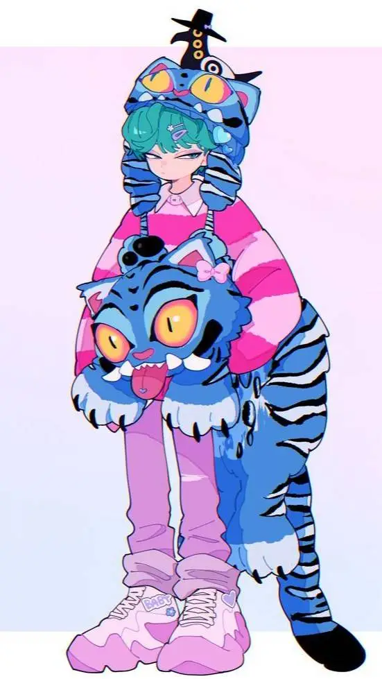 ai character: ★baby saja★ background