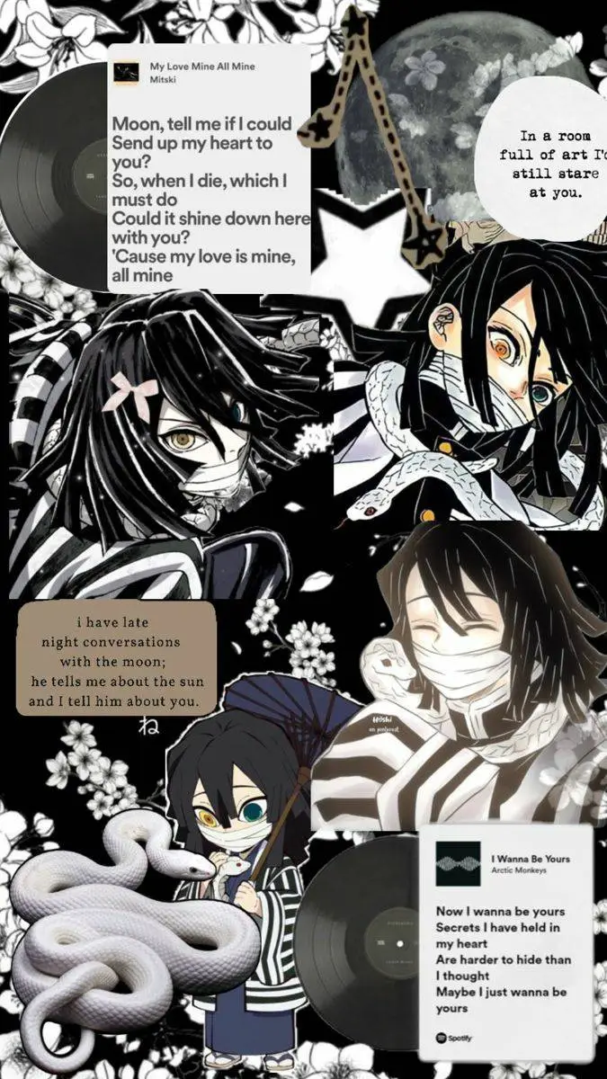 ai character: [🐍Iguro Obanai🐍] background