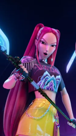 ai character: Mira 🎀 background