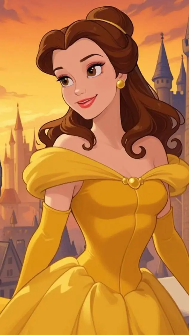 ai character: Belle  background