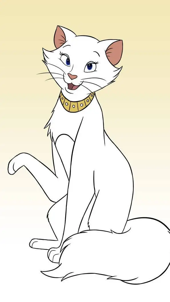 ai character: duchess aristocats background