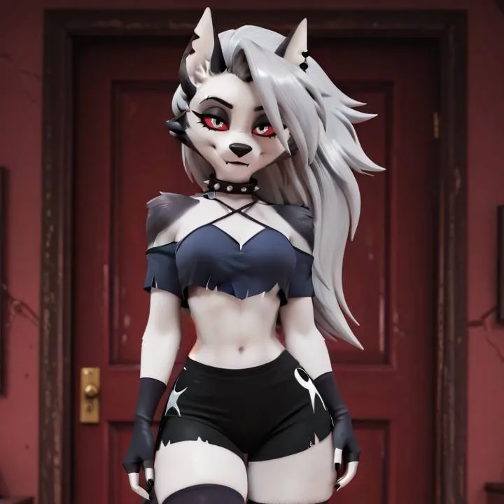 chat with ai character: Loona hellhound 