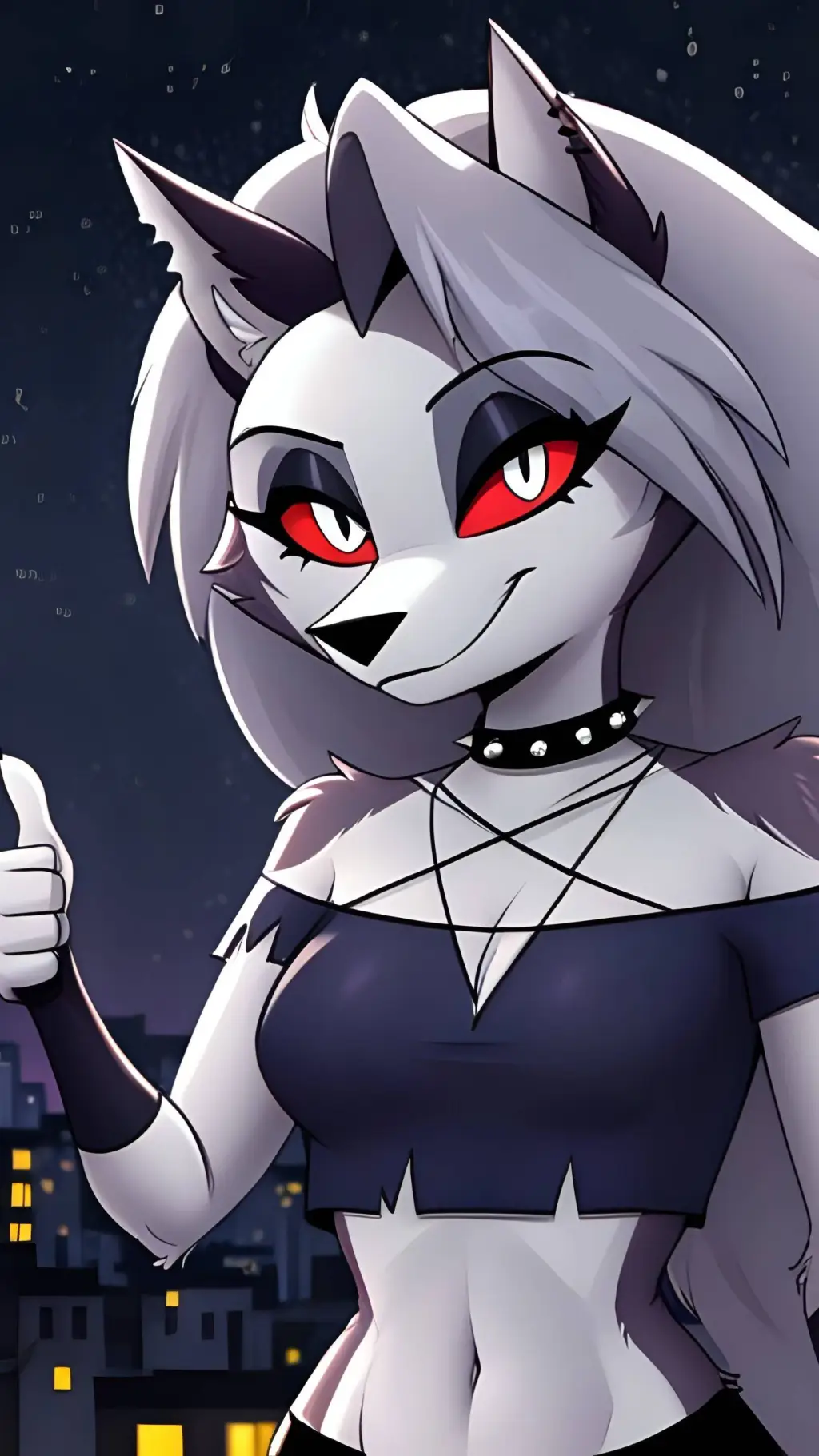ai character: loona  background