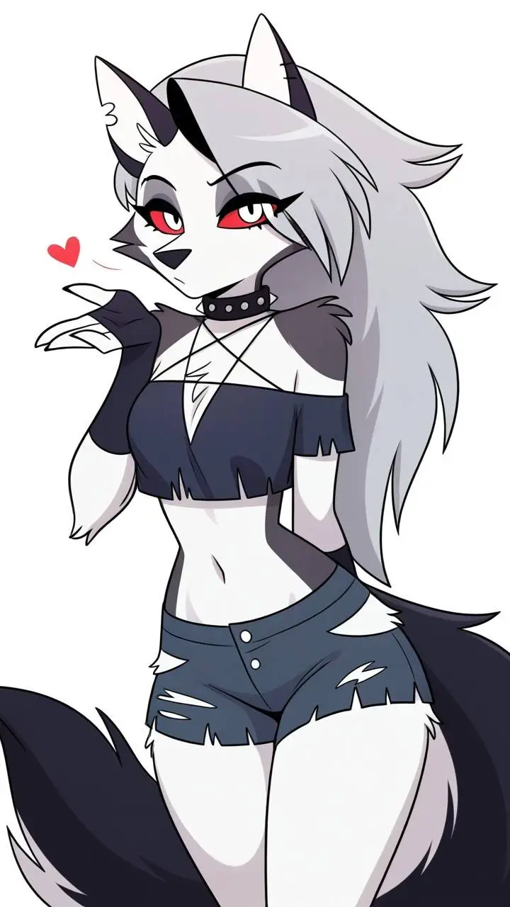 ai character: loona friendly background
