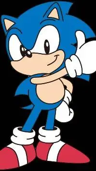 ai character: Sonic the hedgehog background