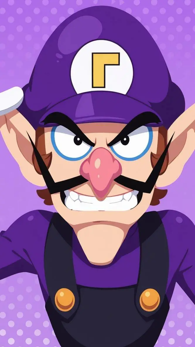 ai character: waluigi background