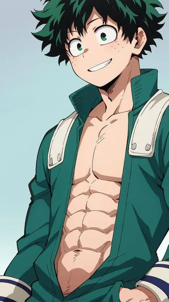 ai character: Deku background