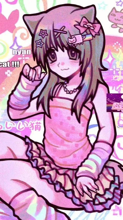 ai character: Nyan Cat background