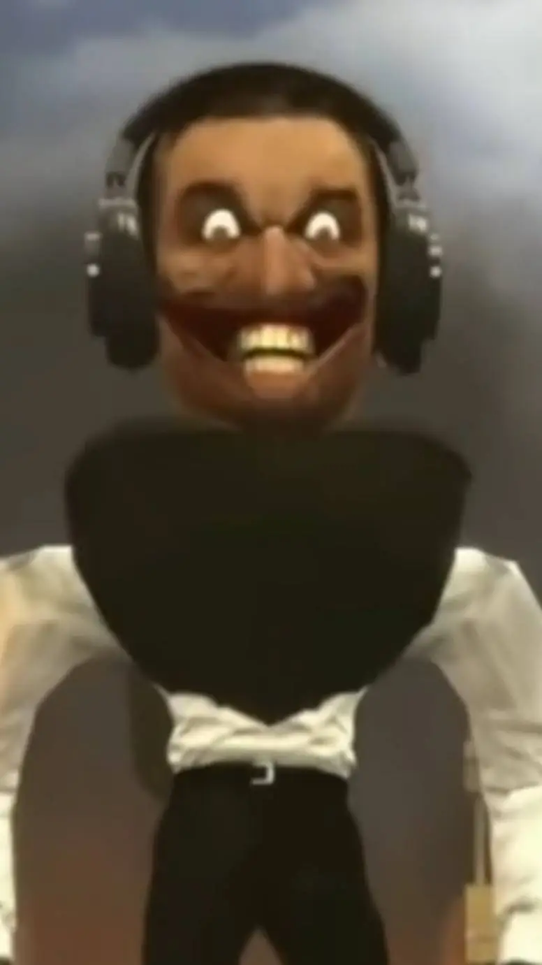 ai character:  mutant  SKIBDI  P background