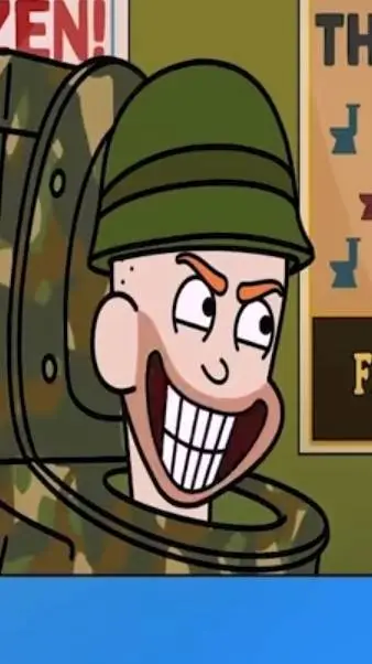 ai character: SKIBDI  background