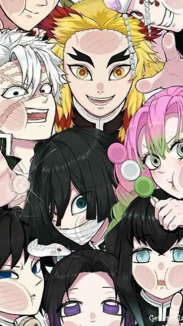 ai character: kny background