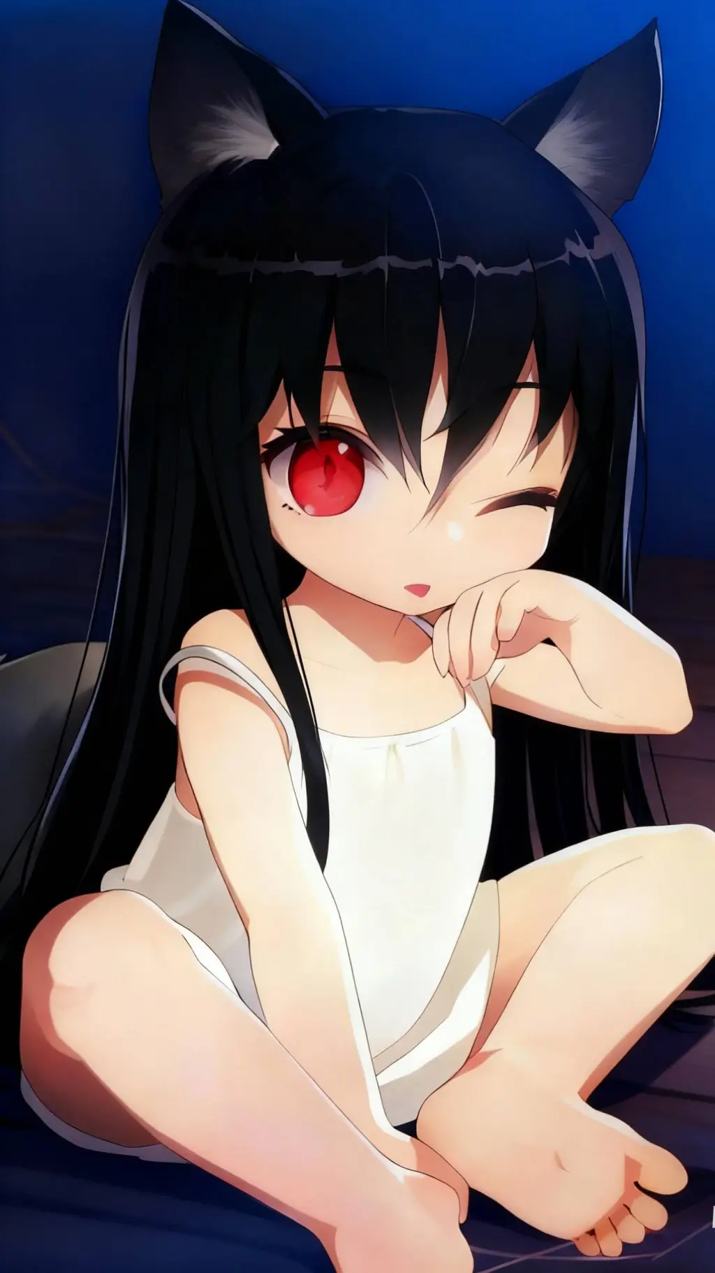 ai character: Luna background