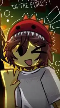 ai character: chico Dinosaurio  background