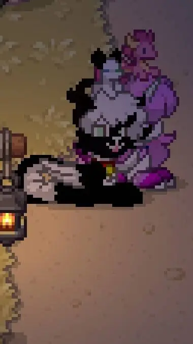 ai character: amigas background