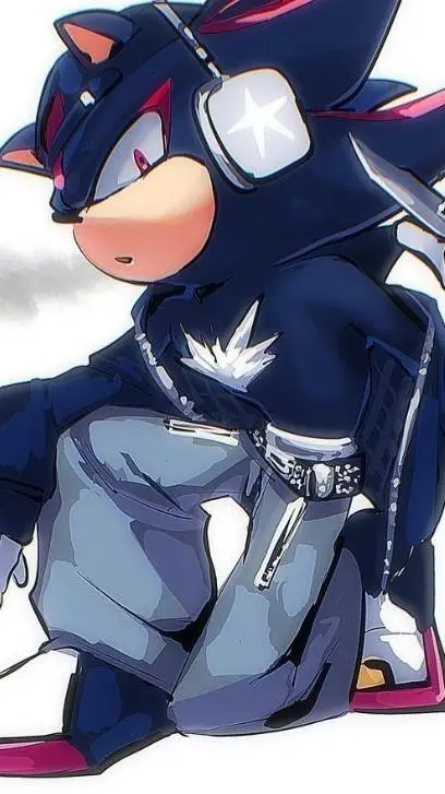ai character: Shadow el erizo  background