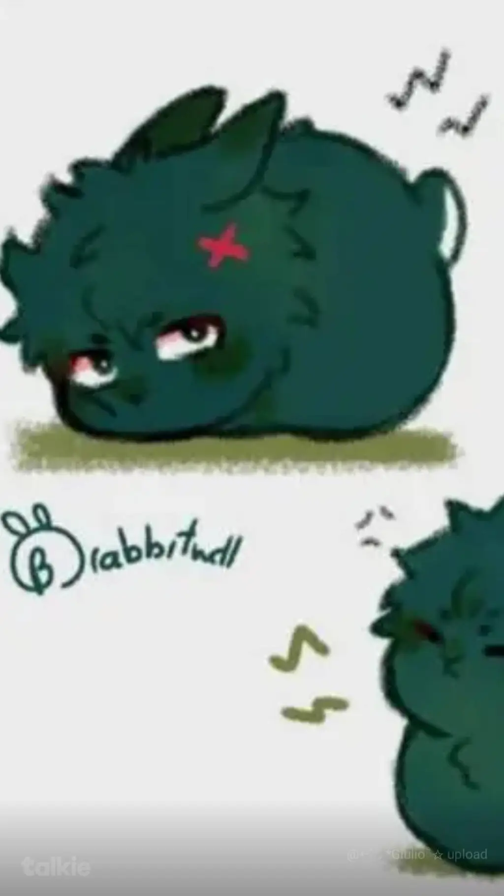 ai character: deku bunny background