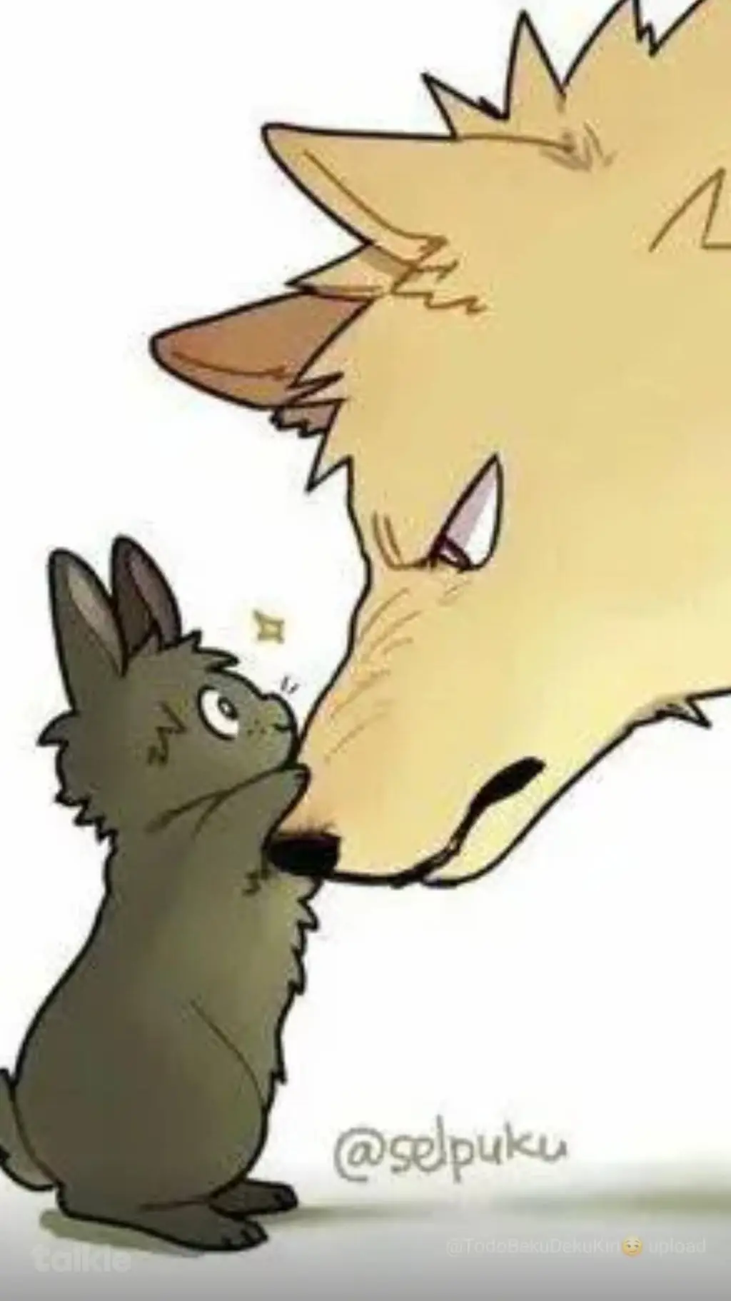 ai character: deku bun baku dog background