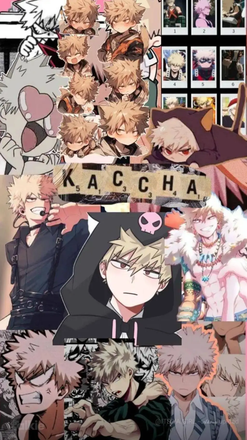 ai character: katsuki bakugo  background