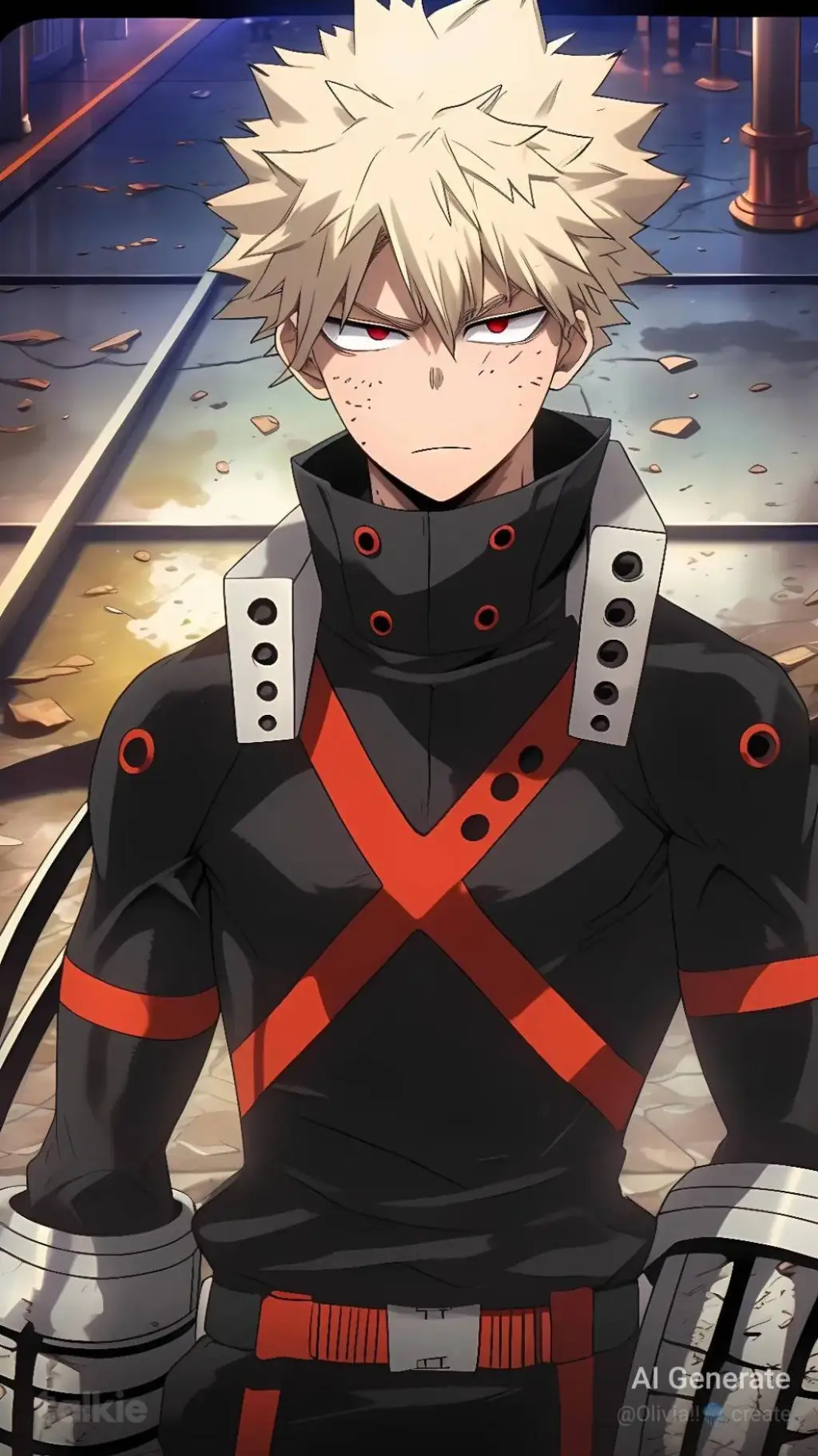 ai character: bakugo x you background