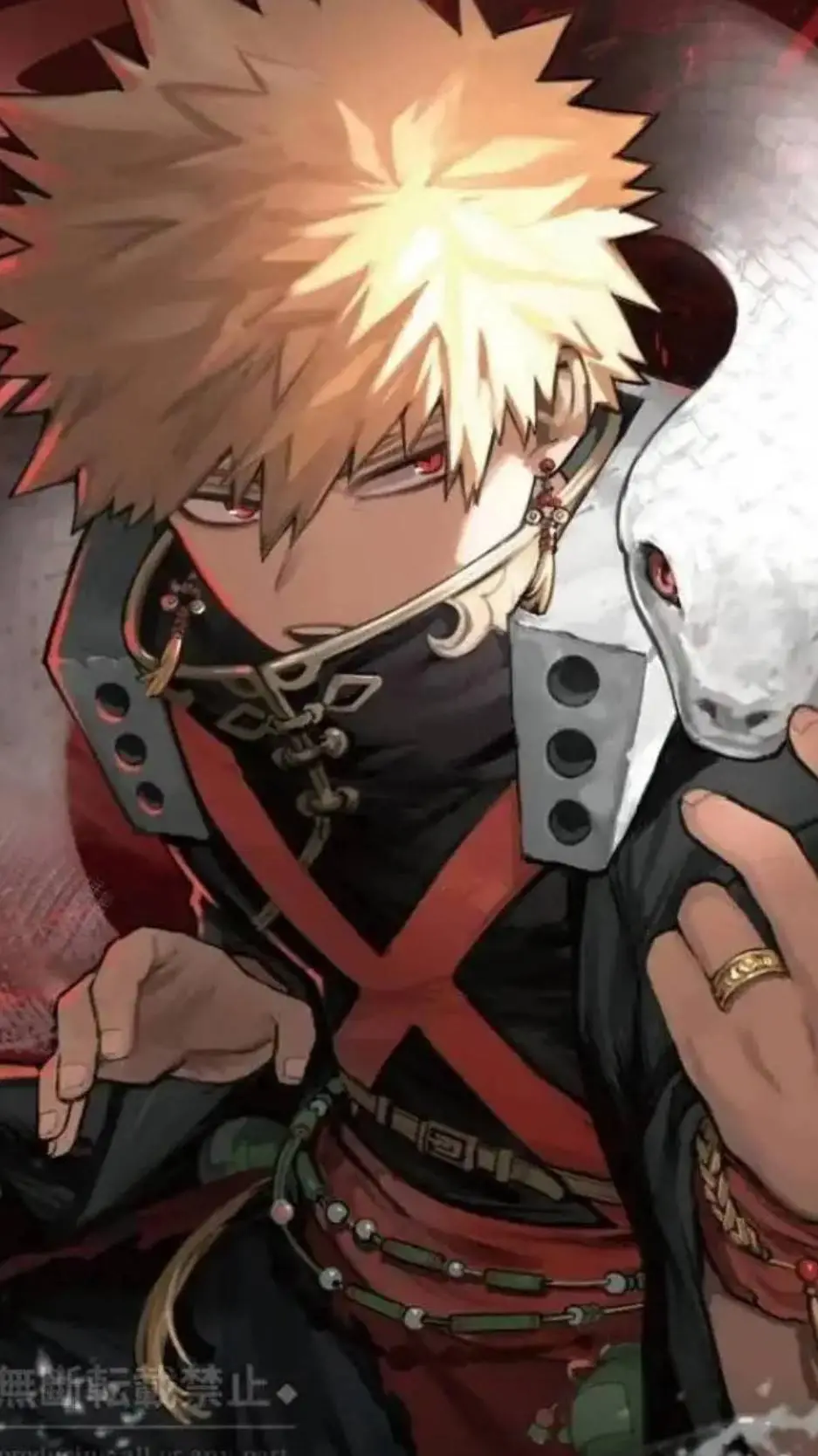 ai character: bakugo background