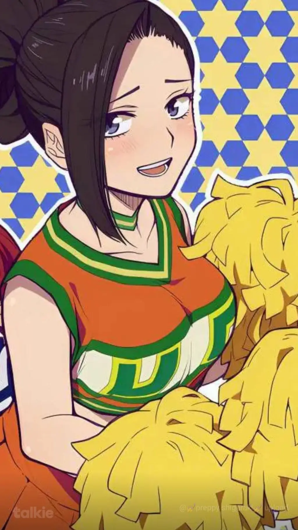 ai character: momo  background