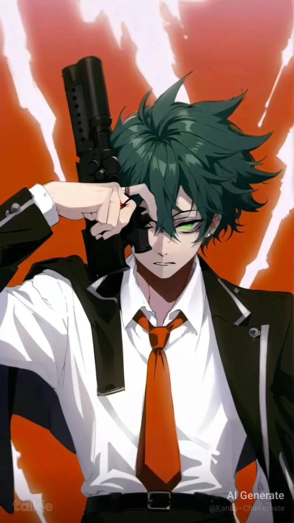 ai character: villain deku background