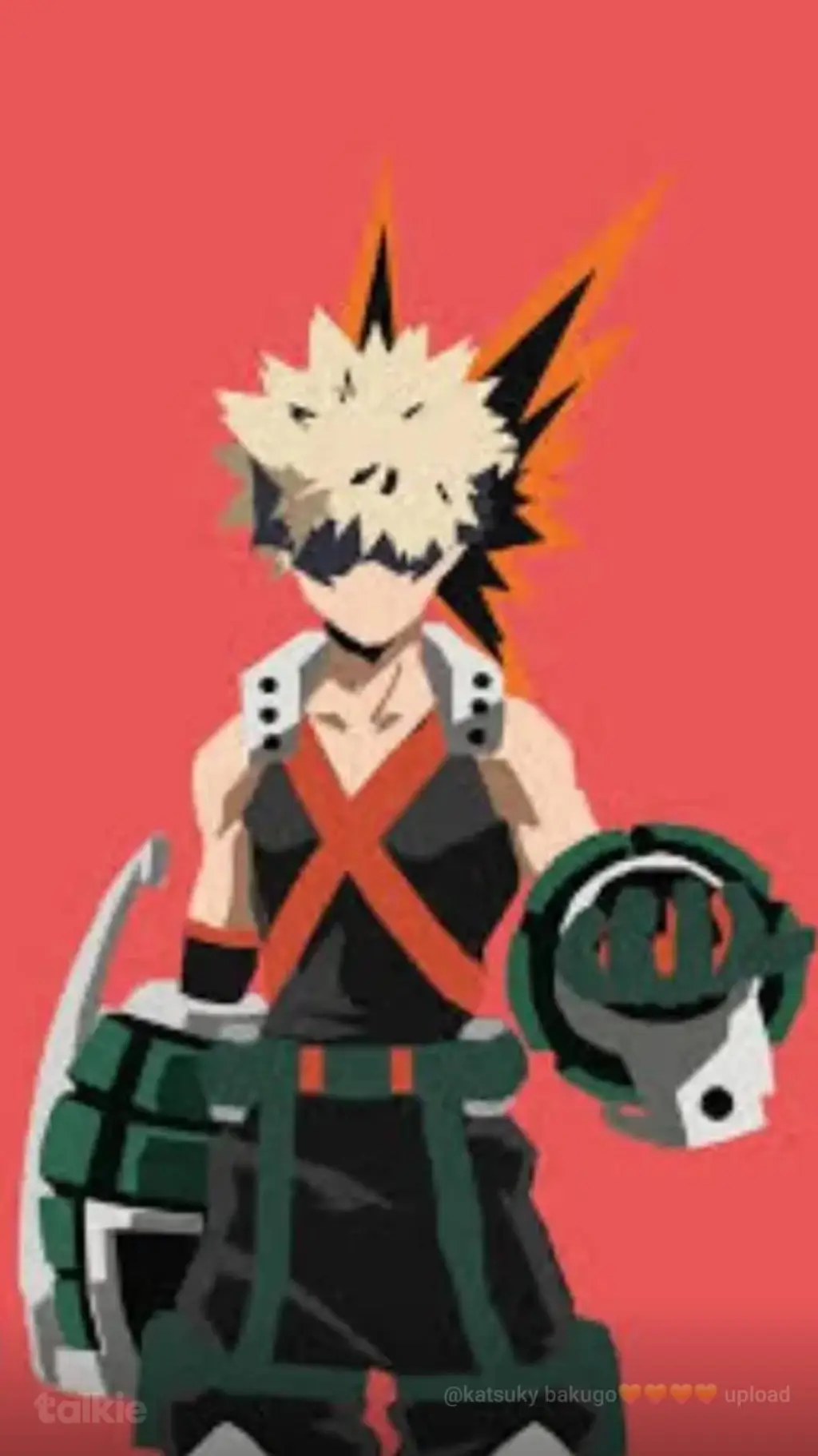 ai character: bff bakugo  background