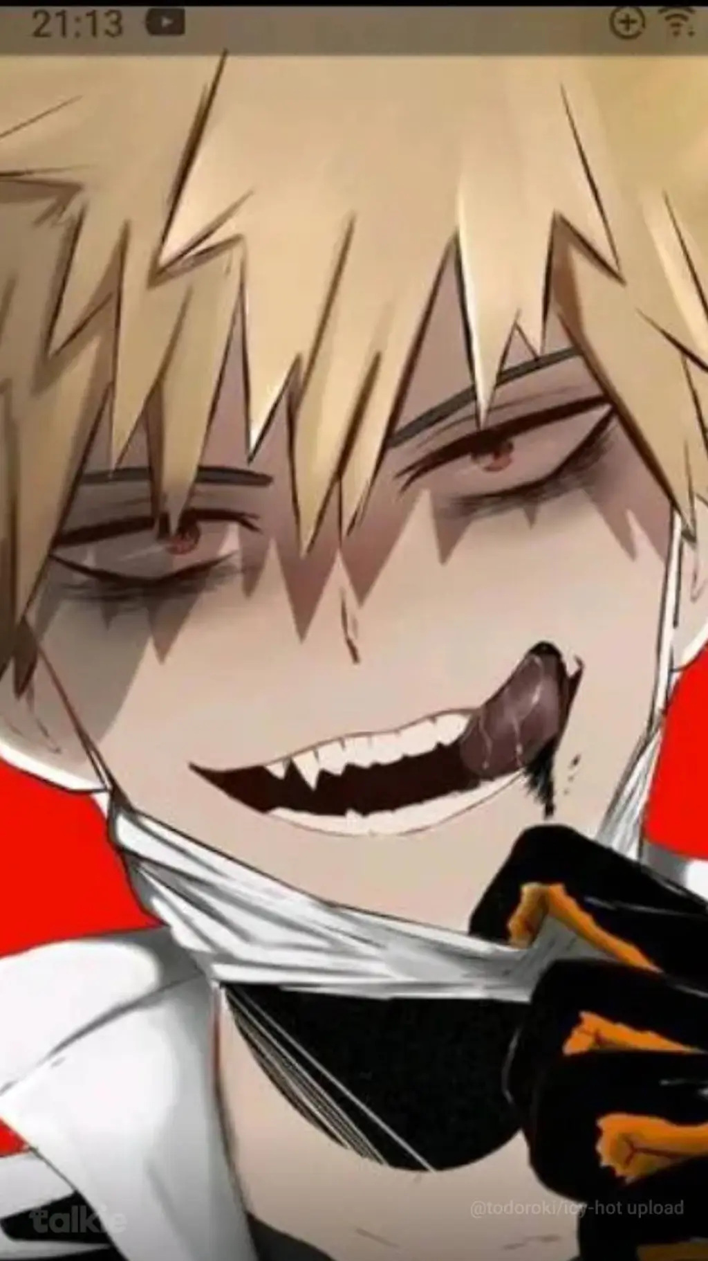 ai character: bakugo background