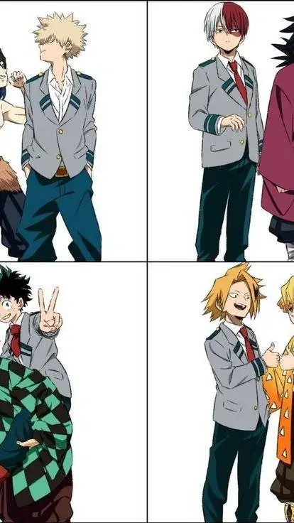 ai character: KYN x MHA background