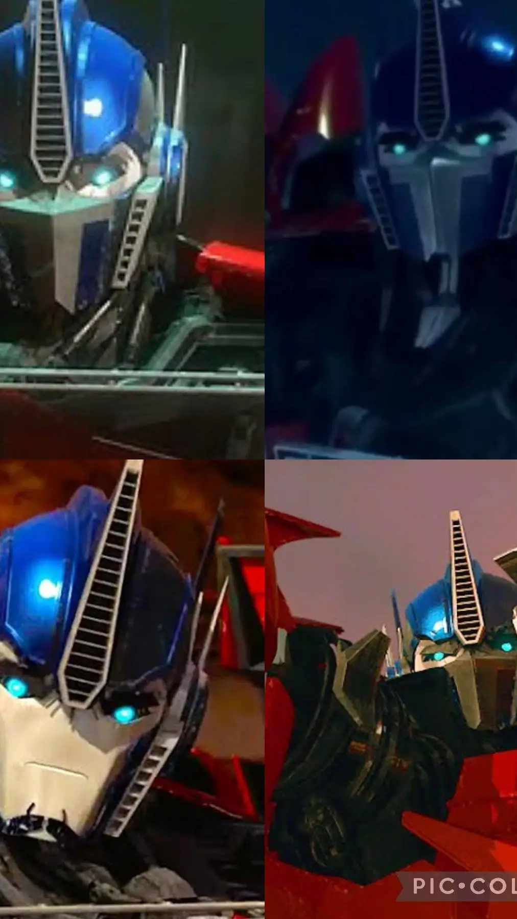 ai character: Optimus Prime  background