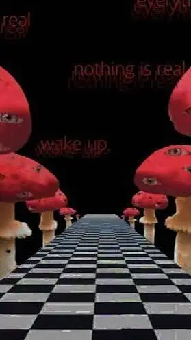 ai character: Weirdcore background