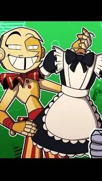 ai character: moon maid dress★ background